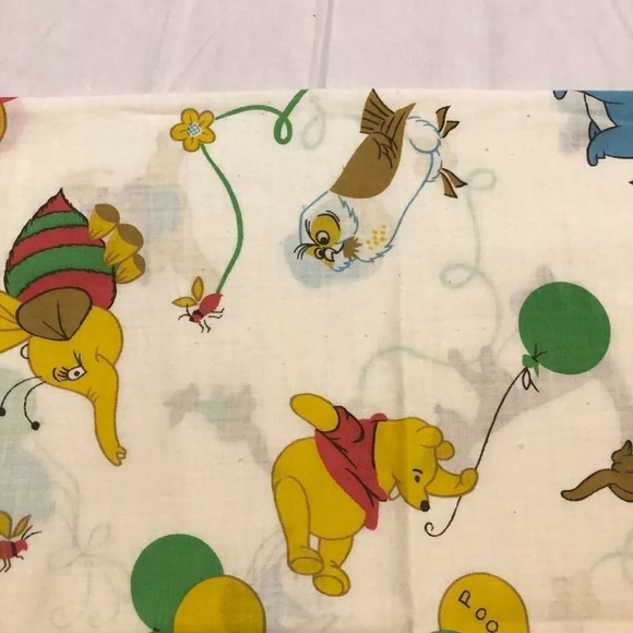 Vintage Winnie The Pooh Pillow Case Eeyore Kanga Owl - Picture 5 of 16